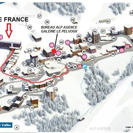 Le France - 2/3 Pers - Le France - 102fr- Plagne Centre Mae-9554 La Plagne
