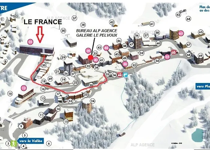 Le France - 2/3 Pers - Le France - 102fr- Plagne Centre Mae-9554 Ла-Плань